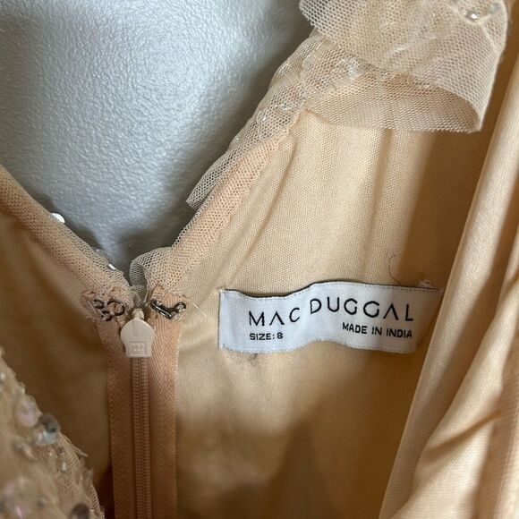 Mac Duggal 10931 - Asymmetrical Ruffle Detail Sleeveless Dress NWT - Picture 8 of 8